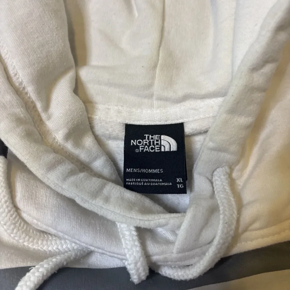 THE NORTH FACE Mens White Never Stop Exploring Pullover Hoodie XL Outdoor Casual